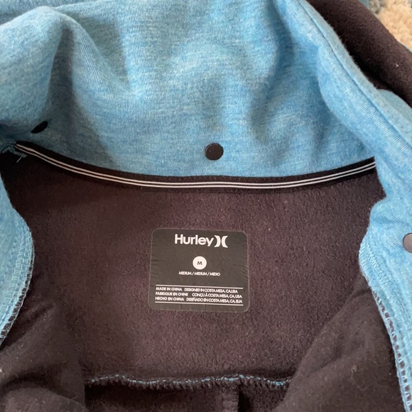 Hurley medium heathered blue coat - Picture 3 of 4